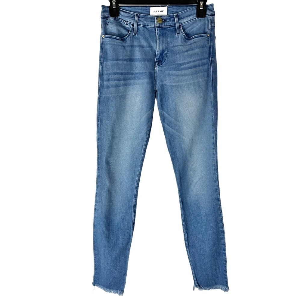 FRAME Denim Le High Skinny‎ Blue Lagoon Jeans